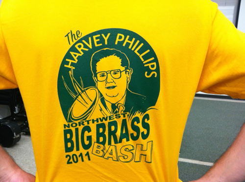 Harvey Phillips Big Brass Bash T-Shirt Logo
